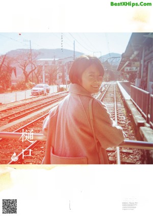 A collage of photos of a woman in a kimono.