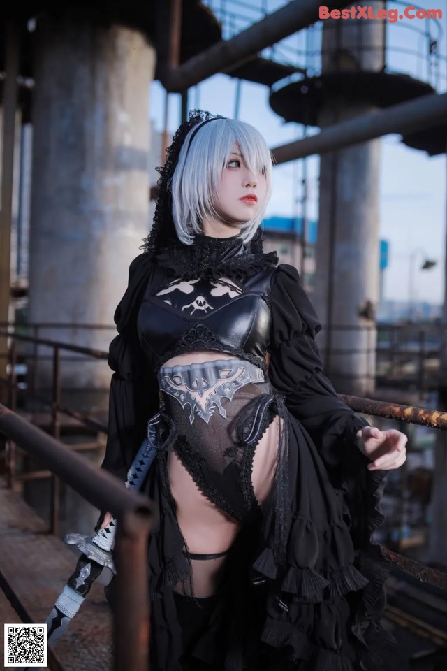 Coser @ 水 淼 Aqua Vol.039: 黑白 2B (55 photos) No.d227cc